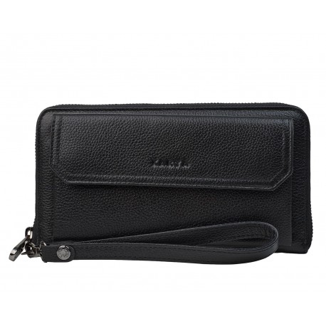 Клатч  мужской кожа KARYA 0707-45 черный флотар