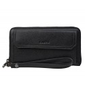 Клатч  мужской кожа KARYA 0707-45 черный флотар