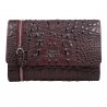 Кошелек женский кожа Desisan 154-3039 бордо кроко