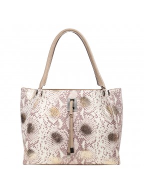 Сумка женская кожаная Desisan 563-755 золотисто-серая зиея