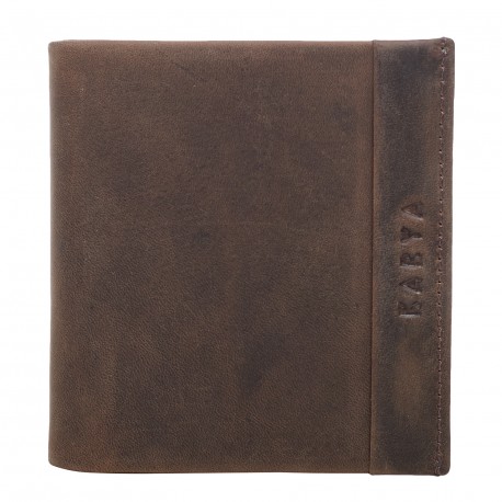 Портмоне-зажим мужское кожа KARYA 0940-34 коричневый нубук