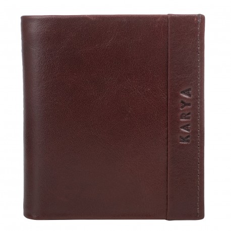 Портмоне-зажим мужское кожа KARYA 0940-614 шоколад