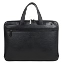 Портфель мягкий кожа KARYA 2545-45 черный