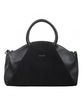 Сумка женская кожаная Desisan 6116-211 черный замш