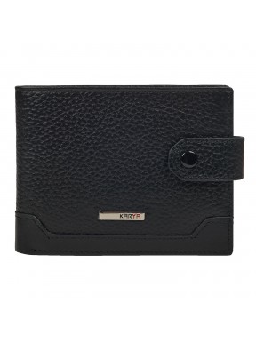 Портмоне мужское кожа KARYA 0478-45 черный флотар
