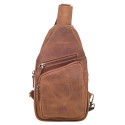 Сумка-рюкзак через плечо кожа KARYA 0537-32 коричневый нубук
