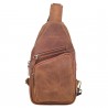 Сумка-рюкзак через плечо кожа KARYA 0537-32 коричневый нубук
