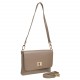 Сумка маленькая кожаная KARYA 5076-51 бежевая