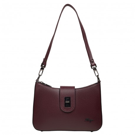 Сумка кожаная KARYA 5085-243 бордо