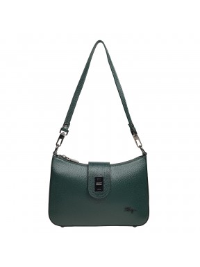 Сумка кожаная KARYA 5085-030 зеленая