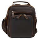 Мужская кожаная сумка через плечо BUFFALO BAGS M6014C-1 коричневая