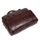 Портфель мягкий кожа BOND 1424-355 коричневый кроко