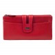 Кошелек женcкий кожаный CANPEL 2021-172 красный флотар