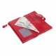 Кошелек женcкий кожаный CANPEL 2021-172 красный флотар
