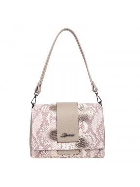 Сумка женская кожа Desisan 2050-755 золотистая змея