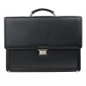 Портфель кожаный CANPEL 3019-7 черный флотар