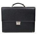 Портфель кожаный CANPEL 3021-7 черный флотар