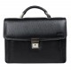 Барсетка классическая кожаная BOND 5031-281 черный флотар