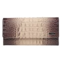 Кошелек женский кожа Desisan 150-830 бежевый кроко