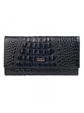 Кошелек женcкий кожа CANPEL 2036-466 черно-красный кроко