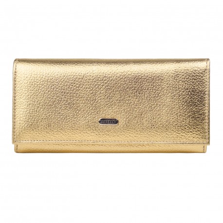 Кошелек женcкий кожа CANPEL 2036-497 золото флотар