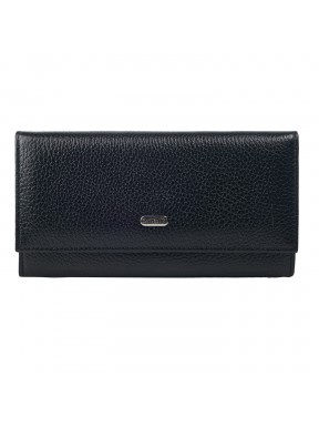 Кошелек женcкий кожа CANPEL 2037-7 DM черно-красный флотар