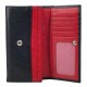 Кошелек женcкий кожа CANPEL 2037-7 DM черно-красный флотар
