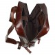 Кожаный рюкзак BUFFALO BAGS M8110C коричневый гладкий
