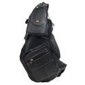 Кожаный рюкзак через плечо BUFFALO BAGS M8260A черный