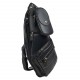 Кожаный рюкзак через плечо BUFFALO BAGS M8260A черный