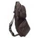 Кожаный рюкзак через плечо BUFFALO BAGS M8260C коричневый нубук