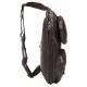 Кожаный рюкзак через плечо BUFFALO BAGS M8260C коричневый нубук