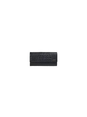 Кошелек женский кожа Desisan 150-884 черный кроко