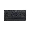 Кошелек женский кожа Desisan 150-884 черный кроко