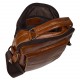 Мужская кожаная сумка через плечо BUFFALO BAGS M369C-1 коричневая