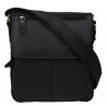 Мужская кожаная сумка через плечо BUFFALO BAGS M819A-1 черная