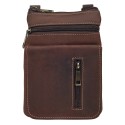 Мужская кожаная сумка через плечо BUFFALO BAGS M6262C коричневая