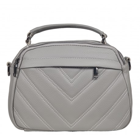 Сумка женская из натуральной кожи MB615grey