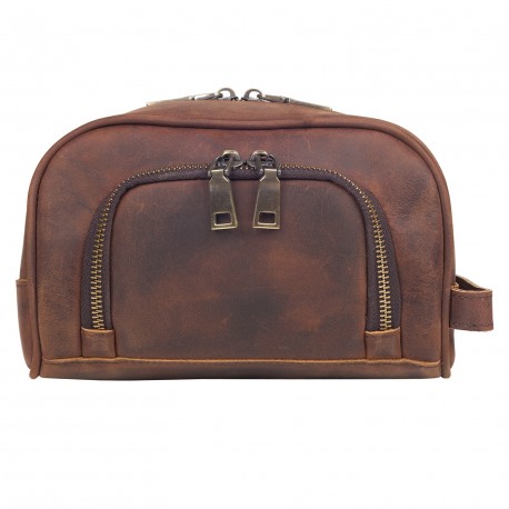 Кожаный несессер BUFFALO BAGS M3061C коричневый