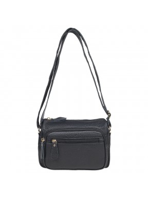 Сумка женская из натуральной кожи MB7787black
