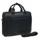 Портфель мягкий кожаный BUFFALO BAGS M5079A черный