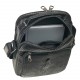 Мужская кожаная сумка через плечо BUFFALO BAGS M6014A-1 черная кроко
