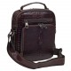 Мужская кожаная сумка через плечо BUFFALO BAGS M6014C-2 темно-коричневая кроко
