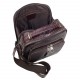Мужская кожаная сумка через плечо BUFFALO BAGS M6014C-2 темно-коричневая кроко
