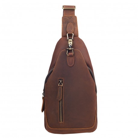 Кожаный рюкзак BUFFALO BAGS M13617R коричневый