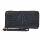 Портмоне мужское из натуральной кожи Buffalo Bags M52101-11 черный кроко