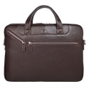 Портфель кожаный Desisan 655-09 коричневий флотар