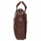 Портфель мягкий кожаный BUFFALO BAGS 7122C-2 коричневый