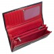 Кошелек женcкий кожа CANPEL 2036-2 DM черно-красный кроко