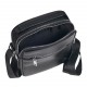 Мужская кожаная сумка через плечо BUFFALO BAGS M2458A черная